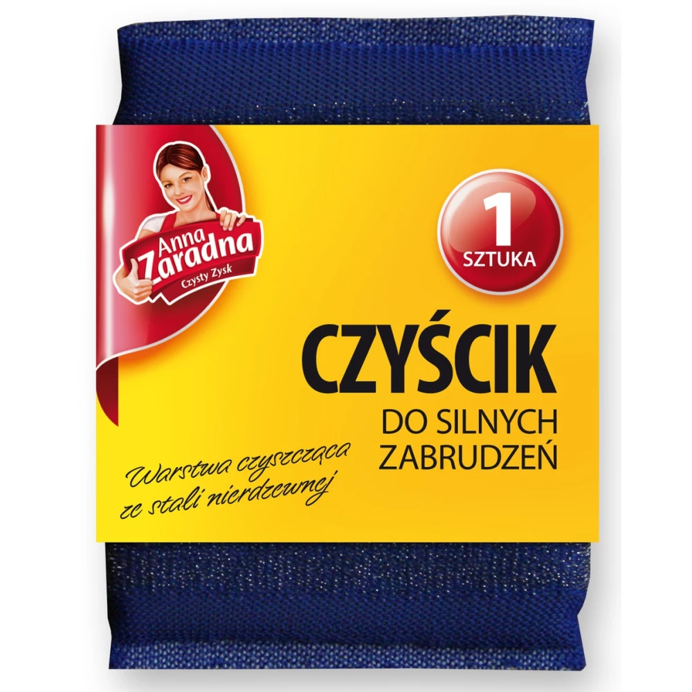 Губка для чищення  сильних забруднень 1шт. “Anna Zaradna“