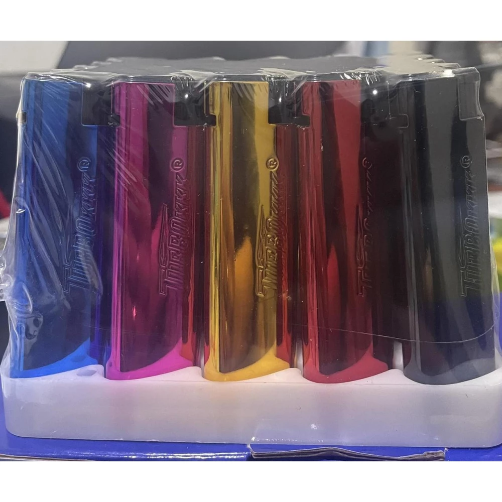 Запальничка Турбо МЕТАЛ FOX No 333, пач.-25шт.