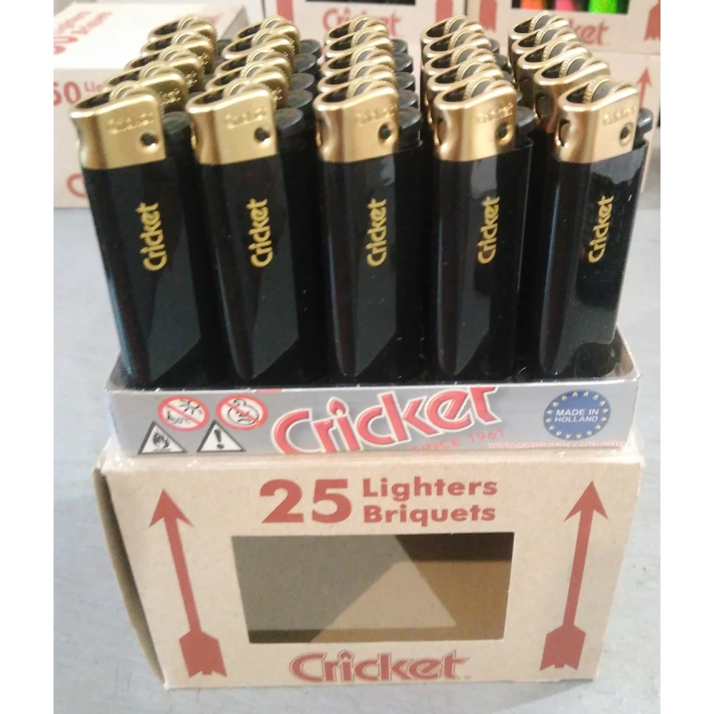 Запальничка Cricket Original Карлтон (Чорна), пач.-25 шт. Якісна