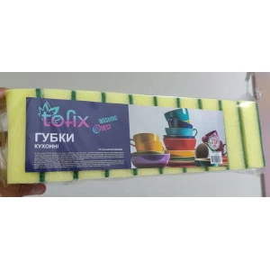 Изображение товара -  Губка універсальна ТМ “Tofix“, МАКСІ 10шт.100*70*35, ящ.-50шт.
