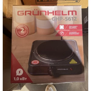 Изображение товара -  Єлектроплита Дискова GRUNHELM GHP-5612 1,0 кВт одинарна