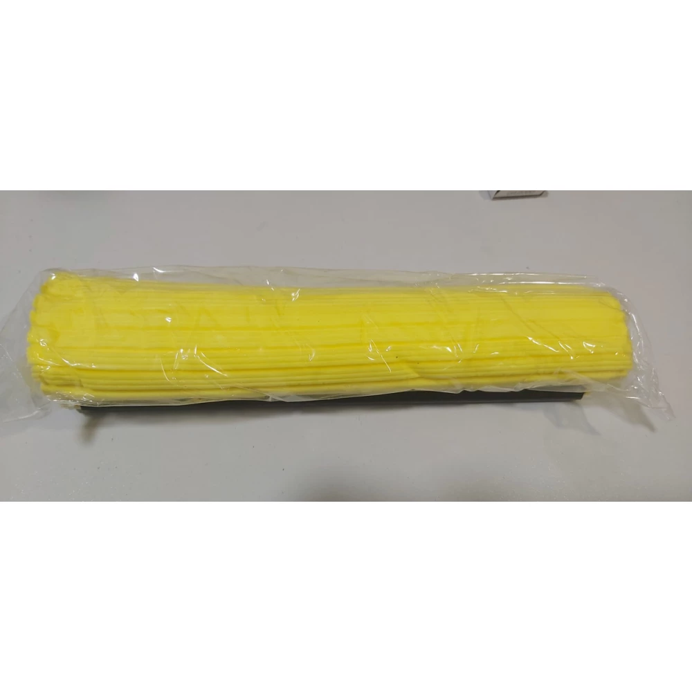 Запаска для швабри жовта м“яка  27см. 001