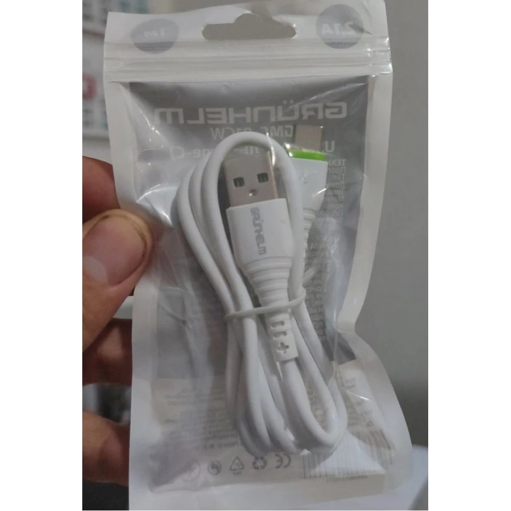 Кабель Type-C, 1м - GMC-01CW (GRUNHELM)