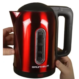 Изображение товара -  Електрочайник GRUNHELM EKS-1928В метал (чорний) 1,8л, дисковий 1500 Вт