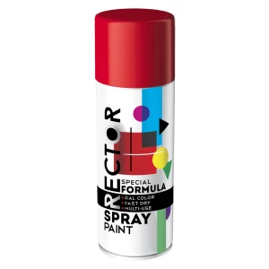 Изображение товара -  Емаль Rector універсальна 3020 червоний глянець в аер. упак, 400мл.