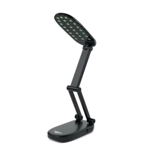 Изображение товара -  Лампа настільна LED Lebron L-ТL-L, 6W, 4100k, Lead-acid, чорна, з блоком живленя 15-13-08