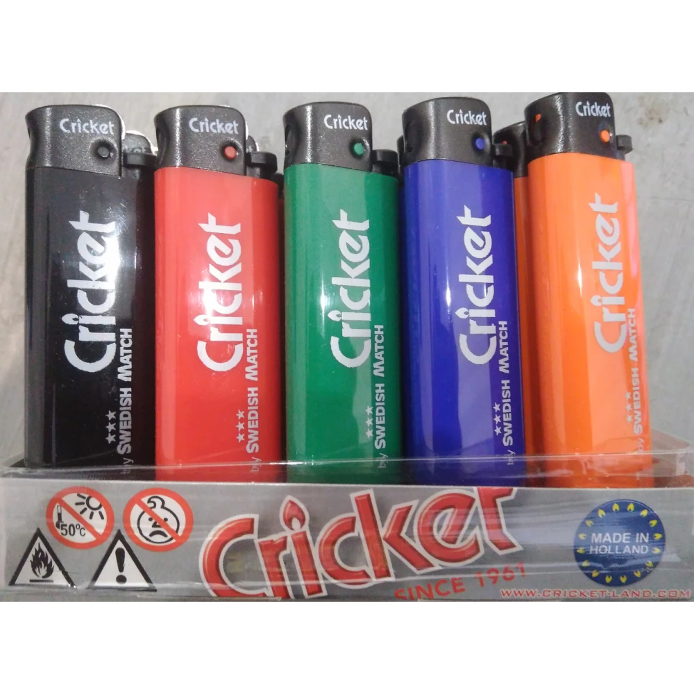 Запальничка Cricket Original кольорова станд., пач.-25 шт. Якісна
