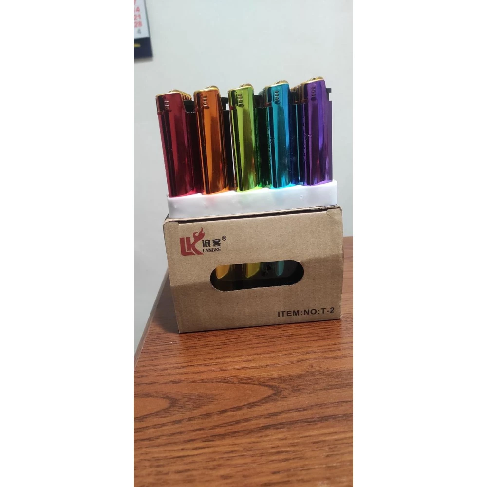 Запальничка кремінь Метал №T-2 “Langke“ , уп.25шт. пач.-2 уп.=50шт