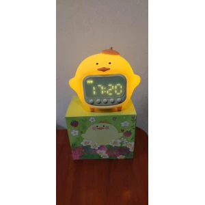 Изображение товара -  Світильник Качка годинник-будильник