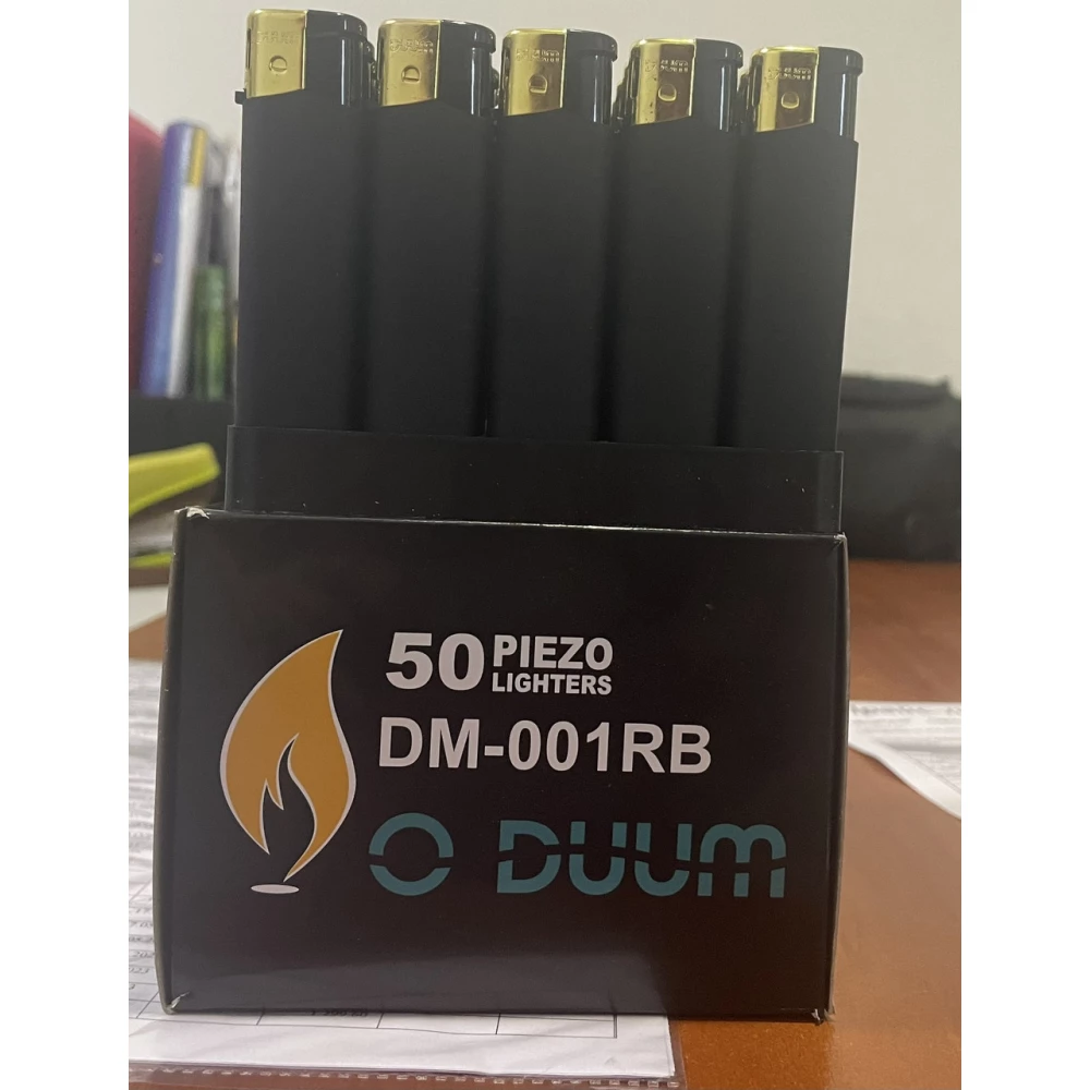 Запальничка п`езо DUUM DM001RB Чорна гума .уп.50шт.