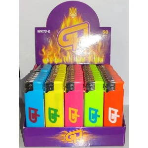 Изображение товара -  Запальничка п“єзо GH WK73G кольorова, пач.-50 шт.