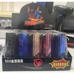 Изображение товара -  Запальничка Турбо метал No 555, пач.-25шт.