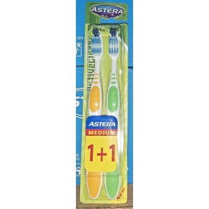 Изображение товара -  Зубна щітка Astera Active 1+1 Duo