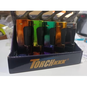 Изображение товара -  Запальничка турбо Метал Веселка No2070R, пак.-20шт.