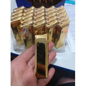 Изображение товара -  Запальничка турбо Метал Золото ККК№882 , уп=50шт