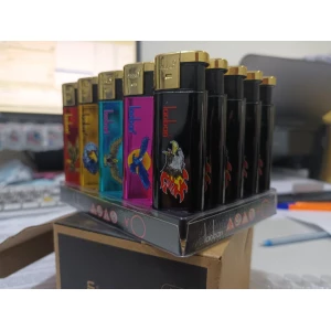 Изображение товара -  Запальничка турбо Метал Орел No825 “LAOBAN“, пак.-2*25 шт.