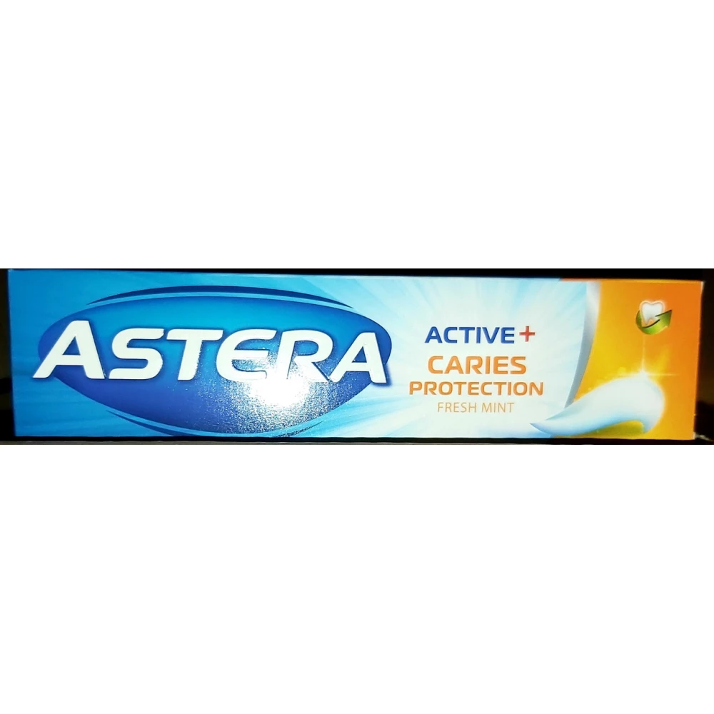 Зубна паста Astera  Active + Caries Protection (Захист від карієсу) 110 мл.