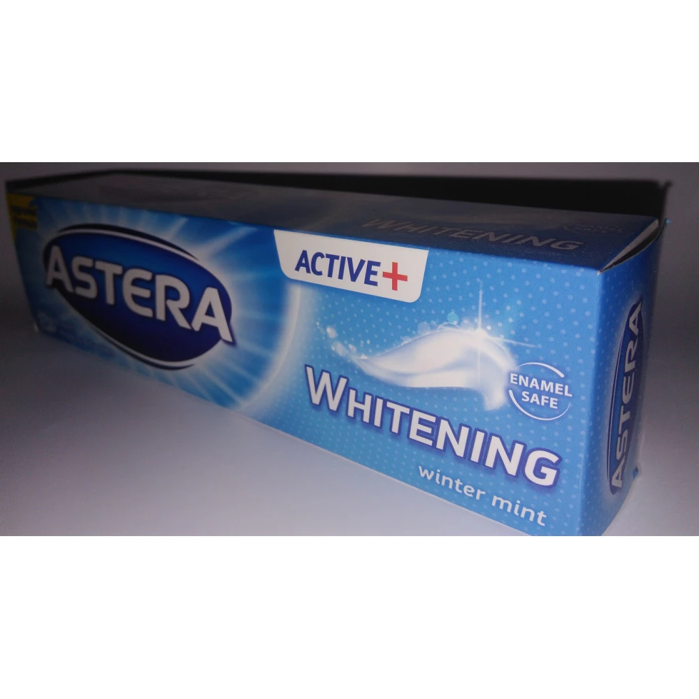 Зубна паста Astera  Active + Whitening (Відбілююча) 100 мл.