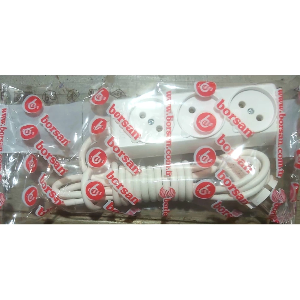 Подовжувач  3 гнізда, 3м BR-1543-3