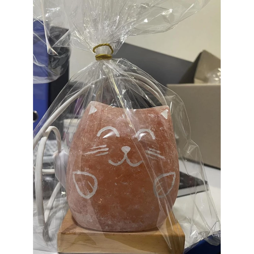 Світильник сольовий Котик