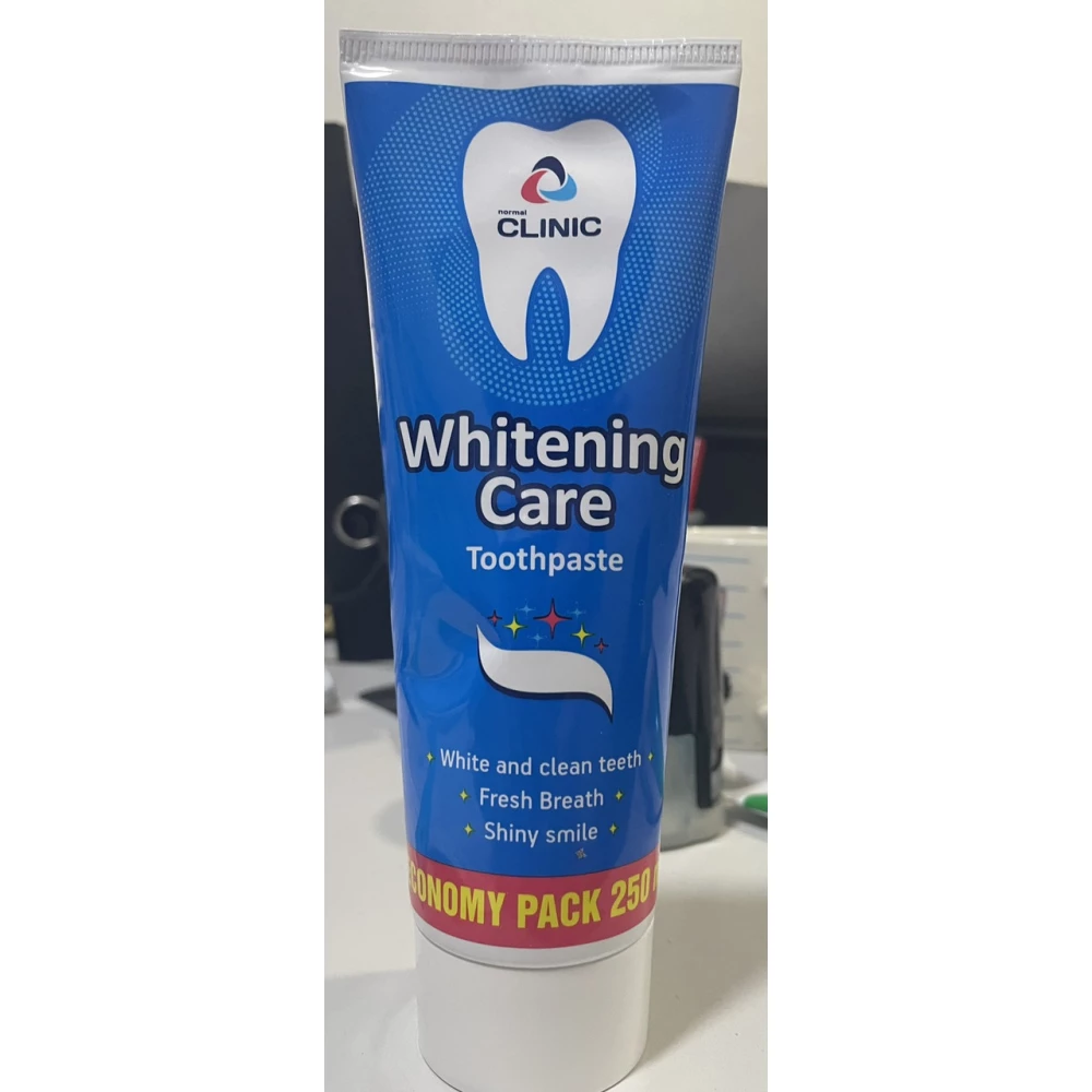 Зубна паста Normal Clinic (Whitening Care) Відбілююча 250мл., пач.-15шт.