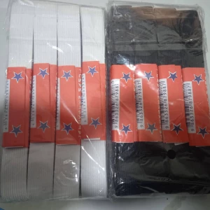 Изображение товара -  Резинка для білизни 2см*5м Біла/Чорна (4шт в уп)