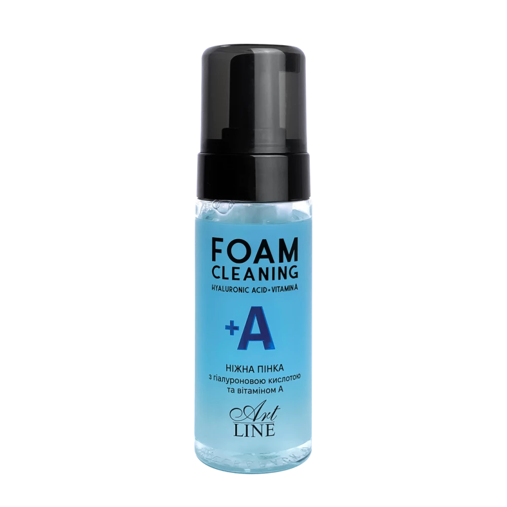 Пінка для очищення шкіри обличчя з гіалуроновою кислотою, 150 мл. “Art Line“