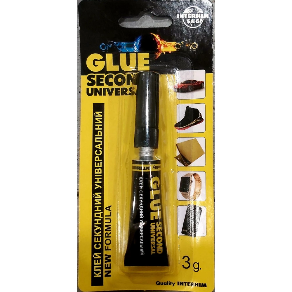 Клей-Супер  Інтерхім 3гр. пач.-50шт