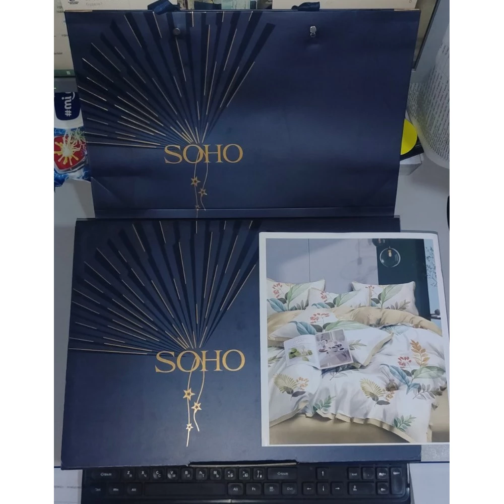 Комплект SOHO постільної білизни Євро Elle 200*230 Limonta Yellow