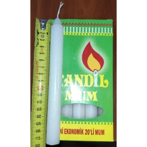 Изображение товара -  Свічка 40гр, 17см. КАNDІL MUM (Турція) пач.-20шт. ящ-36пач. зелені