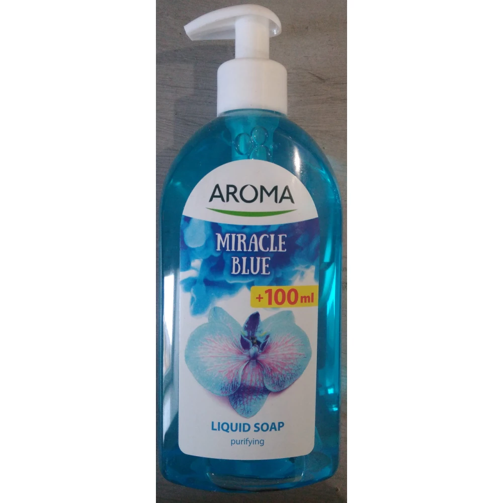 Рідке мило AROMA Дивовижний синій - очищаюче (500мл.)
