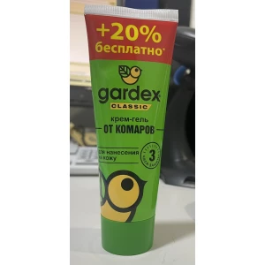 Изображение товара -  Крем-гель від комарів Gardex 60мл.ящ.12шт.