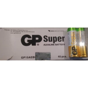 Изображение товара - Батарейка GP Aikaline Оригінал LR-03 пач.-40шт.