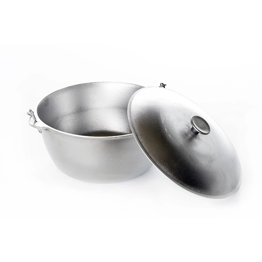 Котел алюмінієвий з кришкою та дужкою 265мм 6л Сила