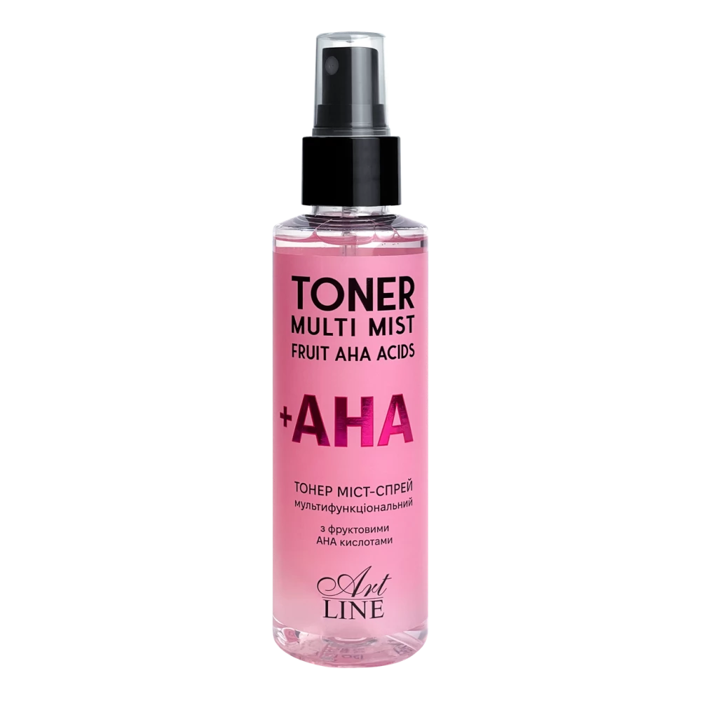 Тонер міст-спрей для обличчя з фруктовими АНА кислотами, 150 мл. “Art Line“