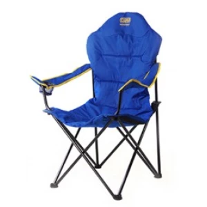 Изображение товара -  Крісло розкладне Павук (профіль 17 мм + чохол) 60 х 51 х 110 см з підголовником  (СИЛА)