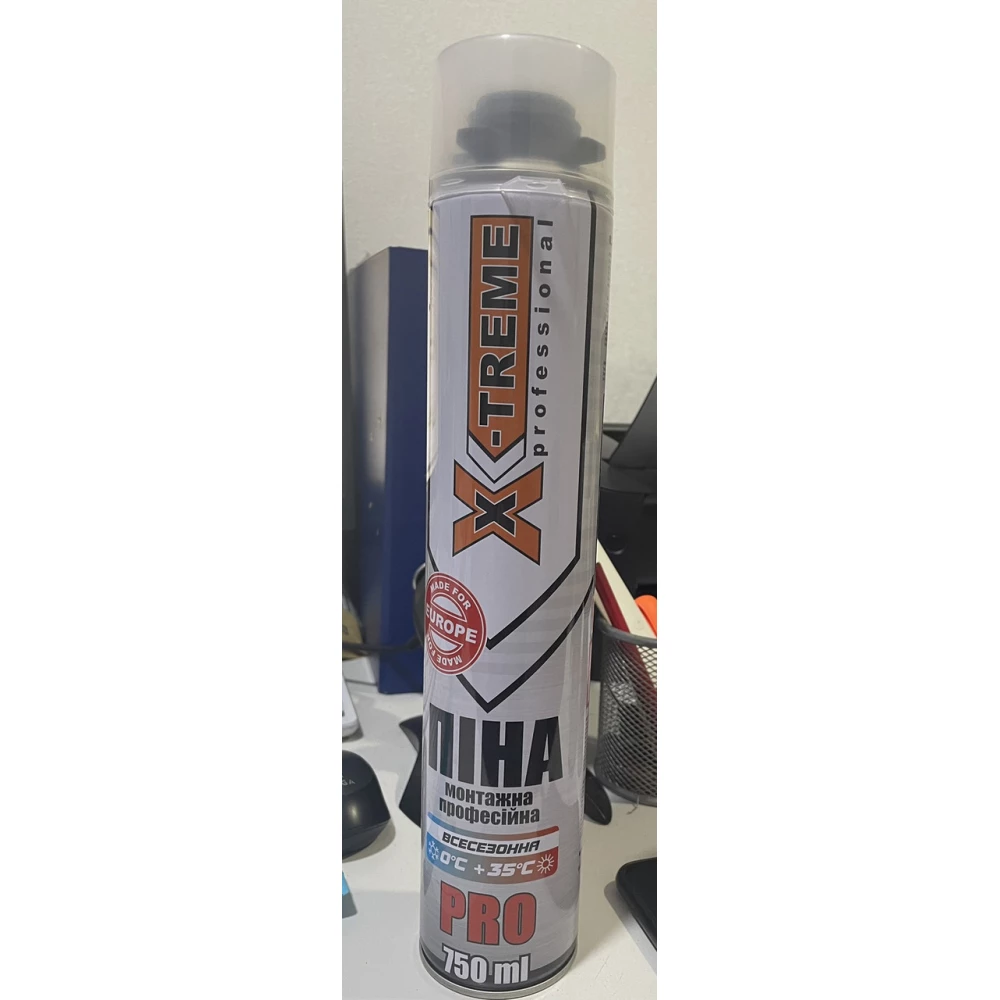 Піна монтажна багатоцільова  Pro 750мл.X-TREME
