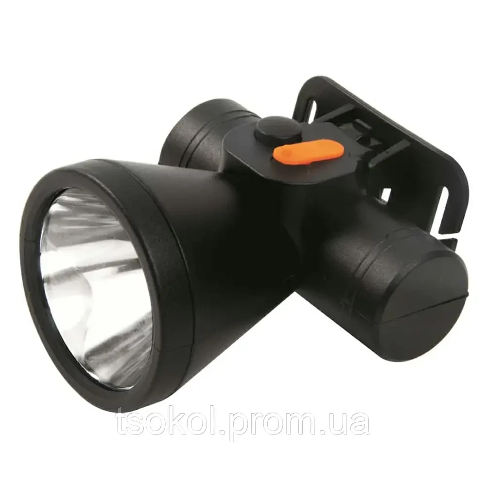 Ліхтарик Led Налобний акумуляторний Lebron L-HL-608 ABS, чорн., 1w 800mAh, Lition 15-16-08