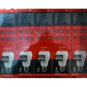 Изображение товара -  Лампа світлодіодна ETRON A60 12W 4200K  E27 1-ELP-006