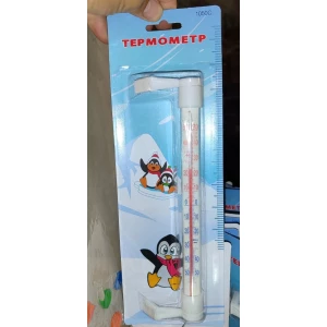 Изображение товара -  Термометр  вуличний №1050 вертикальний  віконний на липучці