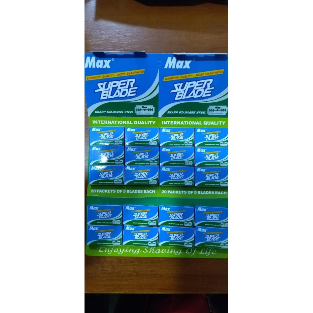 Леза для бритви 5шт в упак ни листі 20шт (ящ 100)