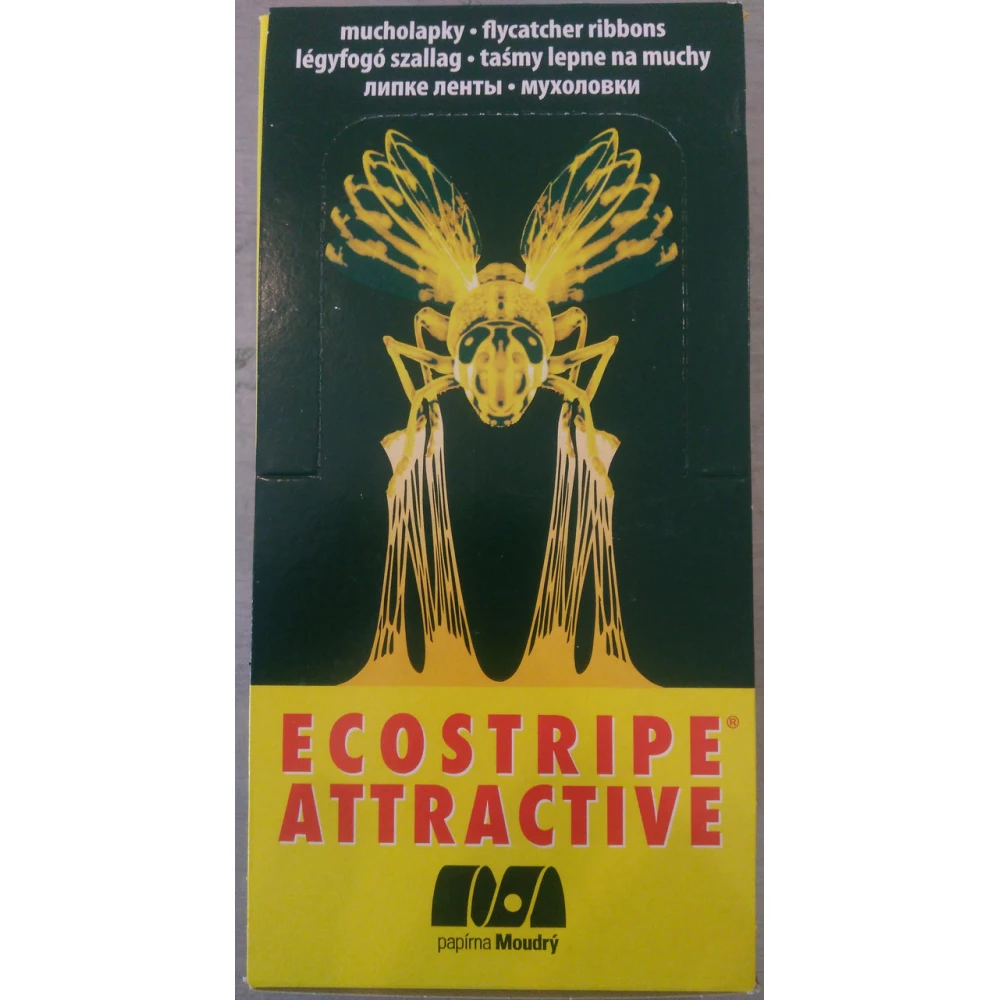 Липка стрічка від мух Eco Strike пач.-100шт., Ящ.-10пач.