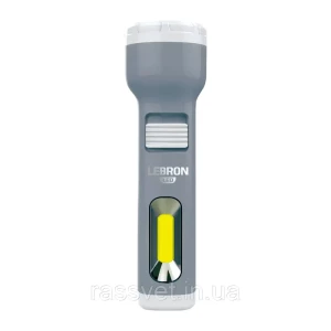 Изображение товара -  Ліхтарик Led  ручний акумуляторний Lebron L-HL-30 ABS сірий USB 1200mAh
