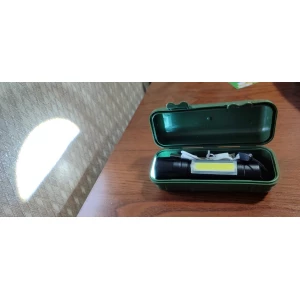 Изображение товара -  Ліхтарик USB Charge №RB260 Акумул. Чорн метал 2стор. зум міні, коробка