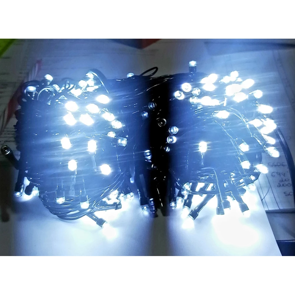 Гірлянда Світлодіод лінійна , Білий колір 200LED, 20м., 8 режимів 220 01051