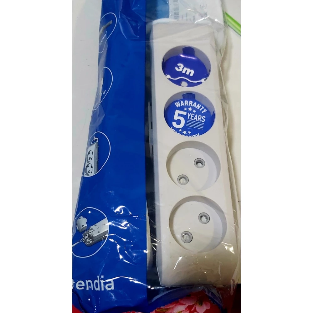 Подовжувач  4 гнізда. , 3 м. “Panasonic“, VLTB02432GR-UA