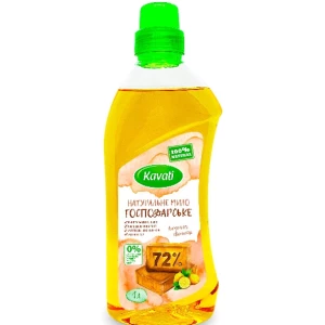 Изображение товара -  Мило господарське рідке натуральне 1л., “Kavati“, ящ-12шт.