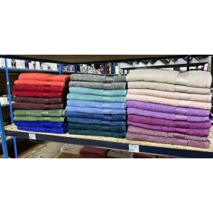 Изображение товара -  Рушник Узбекисстан мохра БАНЯ пліт.400, 70*140 см., пач.-5 шт.