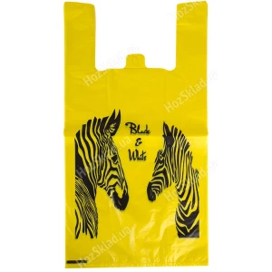 Изображение товара -  Майка Зебра Жовта 30*58, ящ.-1000шт.