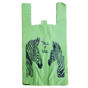 Изображение товара -  Майка Зебра Зелена 30*58, ящ.-1000шт.